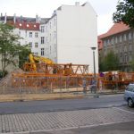 Fortsetzung der Grundstücksberäumung und Tiefbauarbeiten Gleimstrasse 50 Fortsetzung der Grundstücksberäumung und Tiefbauarbeiten Gleimstrasse 50