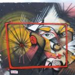 Grafitti an der Stadionmauer Grafitti an der Stadionmauer